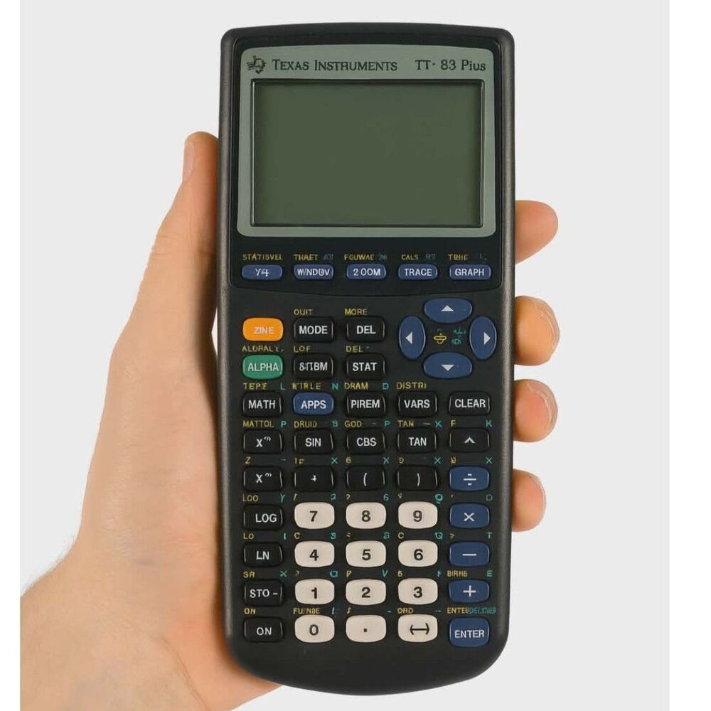 Texas Instruments TI-83 Plus Graphing Calculator No Cover No Charger
